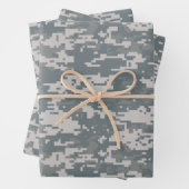 Camouflage Packpapier, Digital Camouflage Geschenkpapier Set (Beispiel)