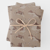 Camouflage Packpapier, Wüste Camouflage Geschenkpapier Set (Beispiel)