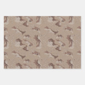 Camouflage Packpapier, Wüste Camouflage Geschenkpapier Set (Vorderseite)
