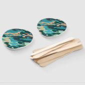 Camouflage Paddle Fächer (Non-assembled)