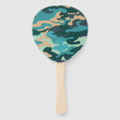 Camouflage Paddle Fächer (Vorderseite)