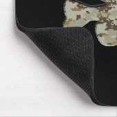 Camouflage Pan Fish Silhouette Digitale Camouflage Mousepad (Ecke)