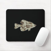 Camouflage Pan Fish Silhouette Digitale Camouflage Mousepad (Mit Mouse)
