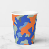 Camouflage Paper Cup | Dart Party Cup Pappbecher (Rückseite)