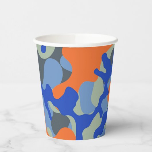 Camouflage Paper Cup | Dart Party Cup Pappbecher (Links)