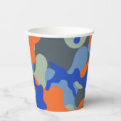 Camouflage Paper Cup | Dart Party Cup Pappbecher (Vorderseite)