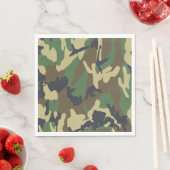 Camouflage Paper Napkins Serviette (Beispiel)