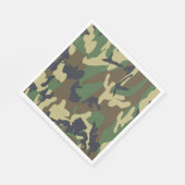 Camouflage Paper Napkins Serviette (Ecke)