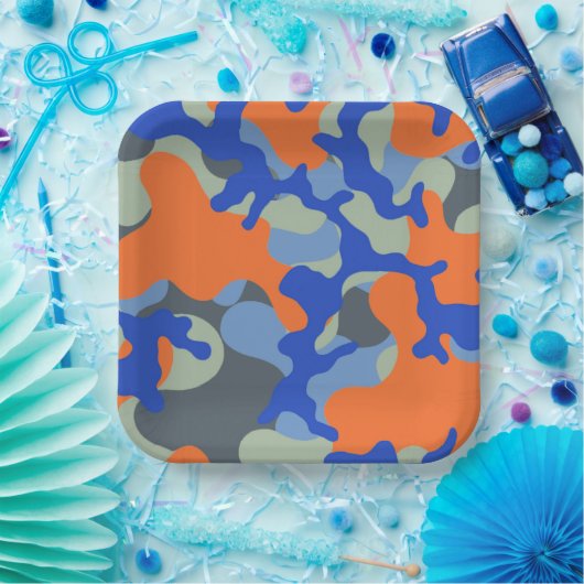 Camouflage Paper Teller | Dart Party Teller (Party)