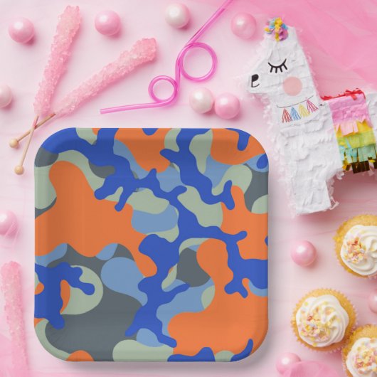 Camouflage Paper Teller | Dart Party Teller (Party)