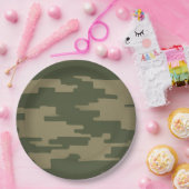 Camouflage Paper-Teller Pappteller (Party)