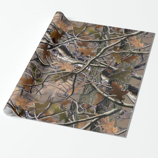 Camouflage-Papiere für die echte Baumkante Geschenkpapier (Ungerollt)