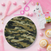 Camouflage Pappteller (Party)