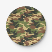 camouflage pappteller (Vorderseite)