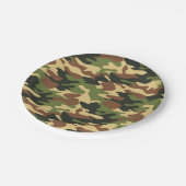 camouflage pappteller (Schrägansicht)