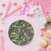 Camouflage Pappteller (Party)