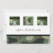 Camouflage-Party Einladungen (Rückseite)