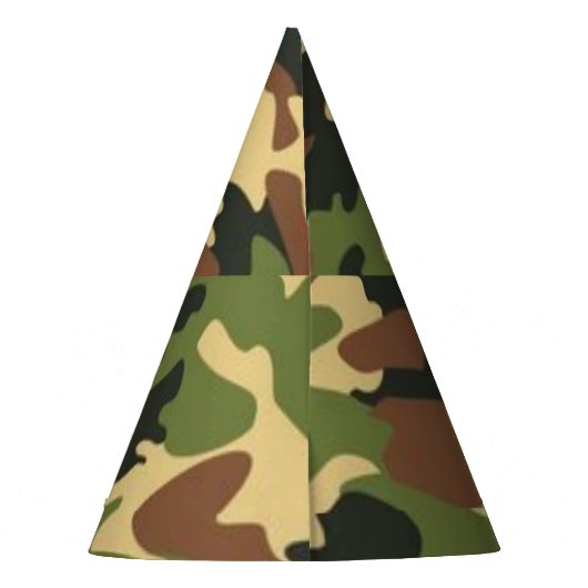 camouflage partyhütchen (Rückseite)