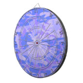 Camouflage Pastel Abstraktes Muster Dartscheibe (Vorderseite rechts)