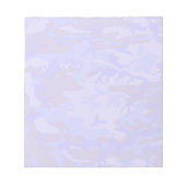 Camouflage Pastel Abstraktes Muster Notizblock (Vorderseite)