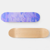 Camouflage Pastel Abstraktes Muster Skateboard (Horizontal)