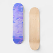 Camouflage Pastel Abstraktes Muster Skateboard (Vorderseite)