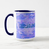 Camouflage Pastel Abstraktes Muster Tasse (Links)