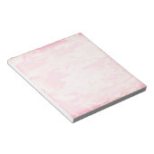 Camouflage Pastel Pink Abstraktes Muster Notizblock (angewinkelt)