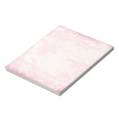 Camouflage Pastel Pink Abstraktes Muster Notizblock (Rotiert)