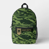 Camouflage Pattern Backpack für Mann/Vater Bedruckter Rucksack (Vorderseite)