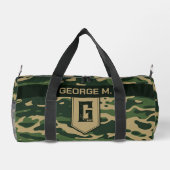 Camouflage Pattern Duffel Tasche für Mann/Vater (Rückseite)