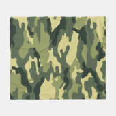 Camouflage Pattern Fleecedecke (Vorderseite (Horizontal))