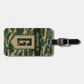 Camouflage Pattern Gepäckmarke für Mann/Vater Gepäckanhänger (Vorderseite horizontal)