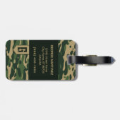 Camouflage Pattern Gepäckmarke für Mann/Vater Gepäckanhänger (Rückseite horizontal)