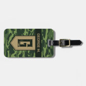 Camouflage Pattern Gepäckmarke für Mann/Vater Gepäckanhänger (Vorderseite horizontal)