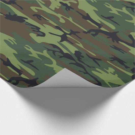 Camouflage Pattern Geschenkpapier (Ecke)