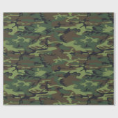 Camouflage Pattern Geschenkpapier (Flach)