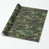 Camouflage Pattern Geschenkpapier (Ungerollt)