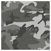 Camouflage Pattern, Grau-Schatten mit Schwarz Stoff (Nahaufnahme)