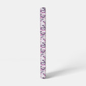 Camouflage Pattern in double Gray and Pink Samsung Galaxy Hülle (Linke Seite)