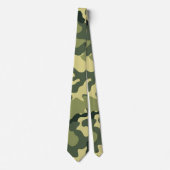 Camouflage Pattern Neck Tie Krawatte (Vorderseite)