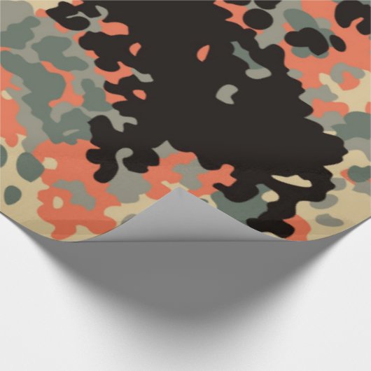 Camouflage Pattern Packpapier (Ecke)