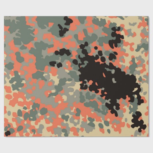Camouflage Pattern Packpapier (Flach)