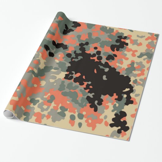 Camouflage Pattern Packpapier (Ungerollt)