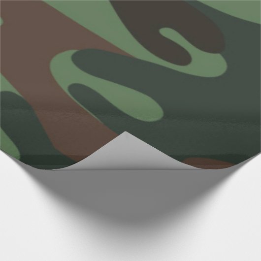 Camouflage Pattern Packpapier (Ecke)