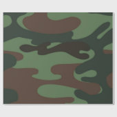 Camouflage Pattern Packpapier (Flach)