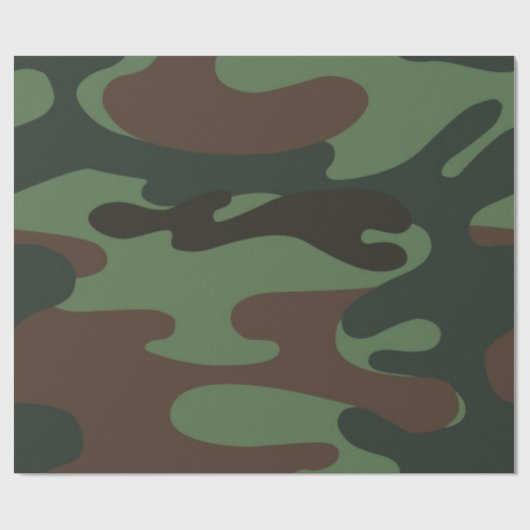 Camouflage Pattern Packpapier (Flach)