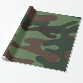 Camouflage Pattern Packpapier (Ungerollt)