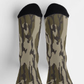 Camouflage Pattern Trendy Bottomland Camouflage Socken (Oben)