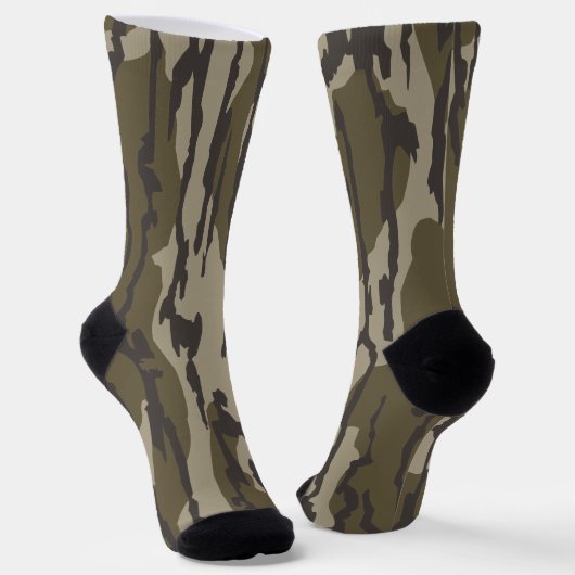 Camouflage Pattern Trendy Bottomland Camouflage Socken (Gewinkelt)